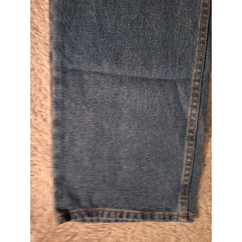 NWT Faded Glory Mens Relaxed Fit Jeans 30x30 Straight Blue Denim Classic Casual - Picture 9 of 11